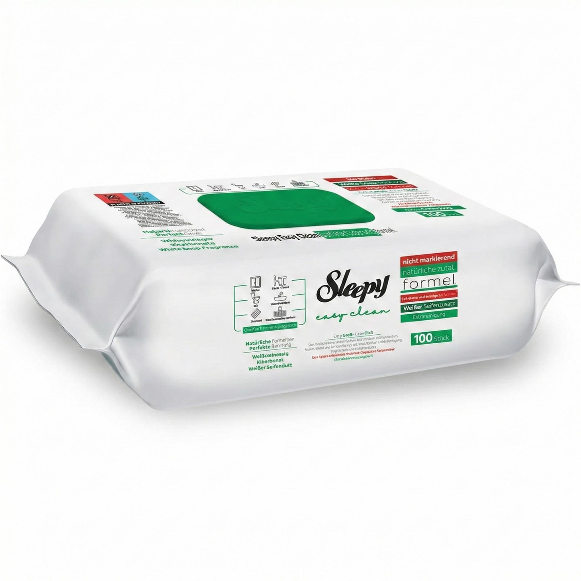Sleepy Oberflächenreinigungstücher White Soap 3x100