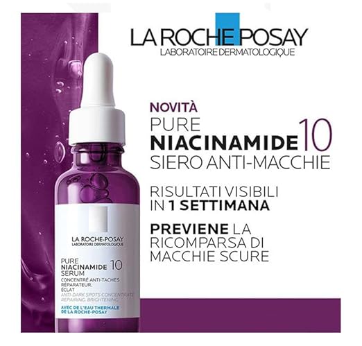 La Roche‑Posay Pure Niacinamide 10 Serum – 30 ml, Anti-Pickel Power