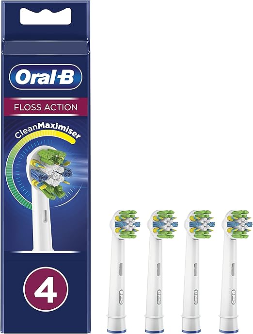 Oral-B FlossAction Aufsteckbürsten mit CleanMaximiser – Ersatzbürsten
