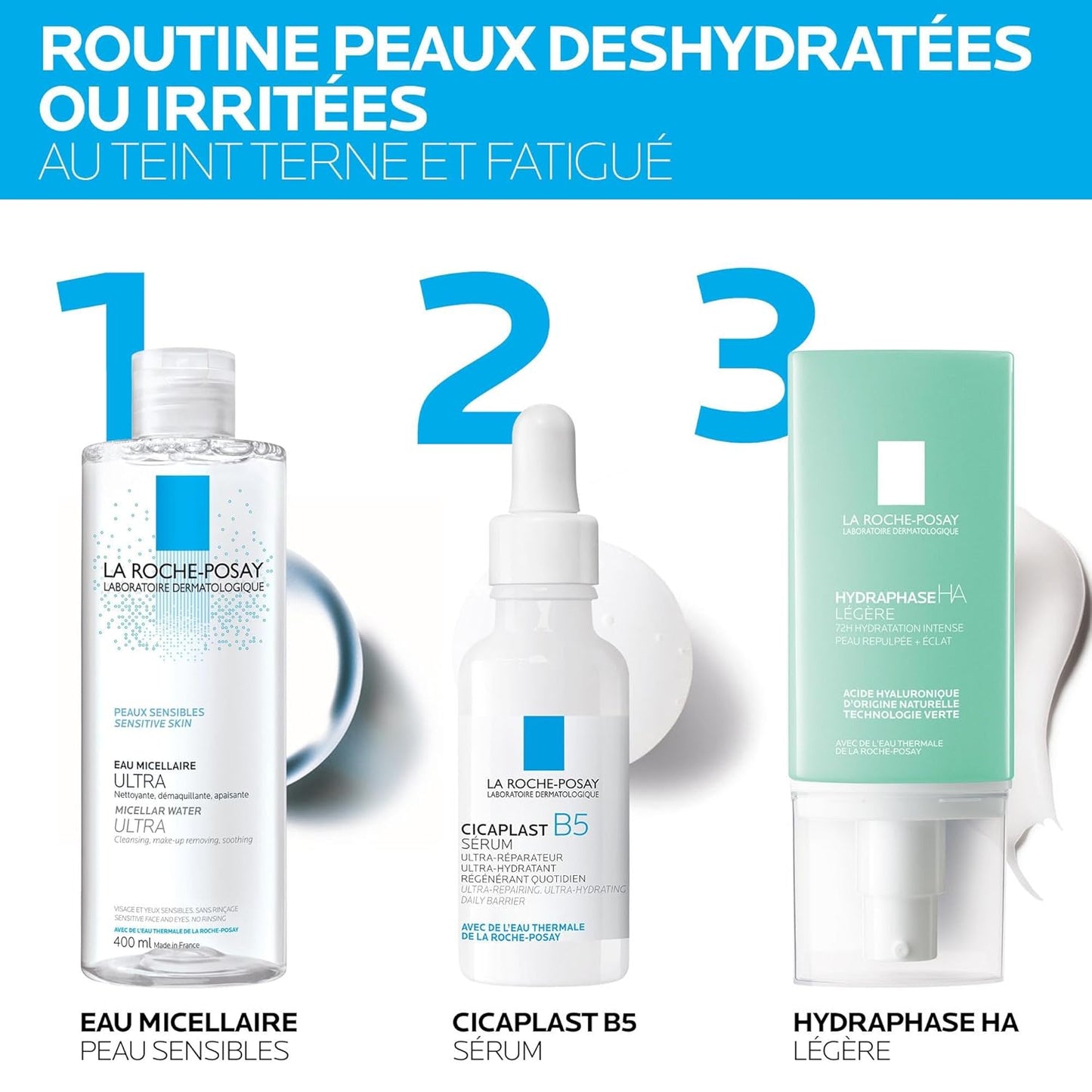 La Roche-Posay Cicaplast B5 Serum – Reparierendes & beruhigendes Feuchtigkeitsserum, 30 ml