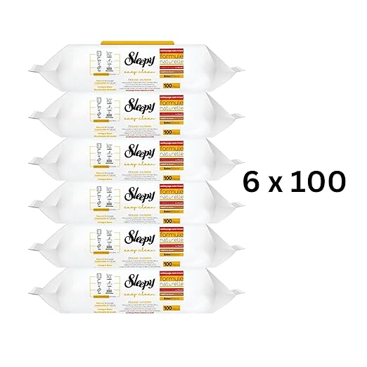 Sleepy Easy Clean Reinigungstücher mit Kräuterseifenzusatz – 6x100 Tücher (600 Blatt), Eukalyptusduft – Oberflächen-Putztücher für Küche, Bad & Haushalt