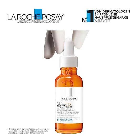 La Roche-Posay Pure Vitamin C12 Serum – 12 % Vitamin C Anti-Aging & Aufhellung, 30 ml