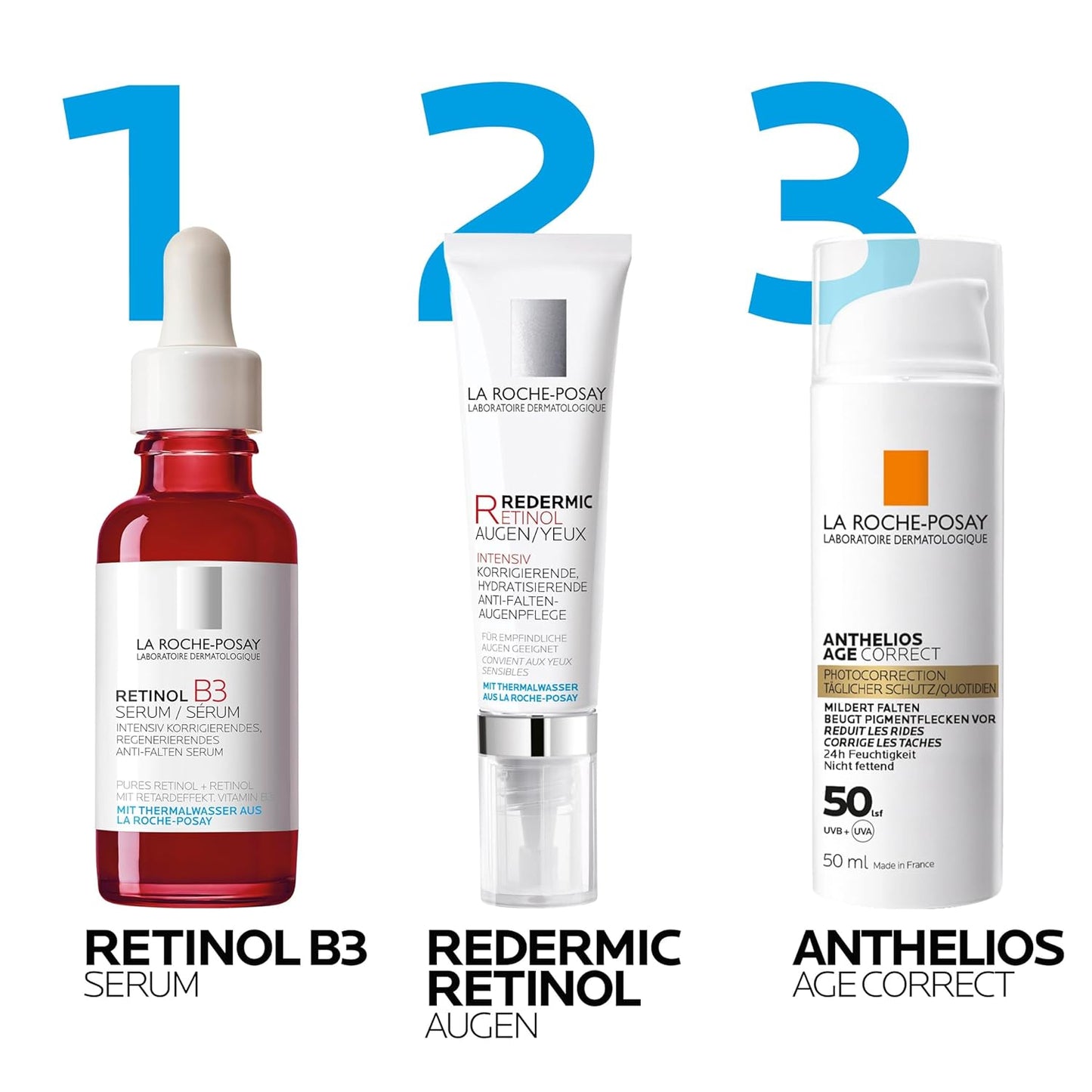 La Roche-Posay Retinol B3 Serum – Anti-Falten Serum-Konzentrat mit Retinol & Vitamin B3, 30 ml