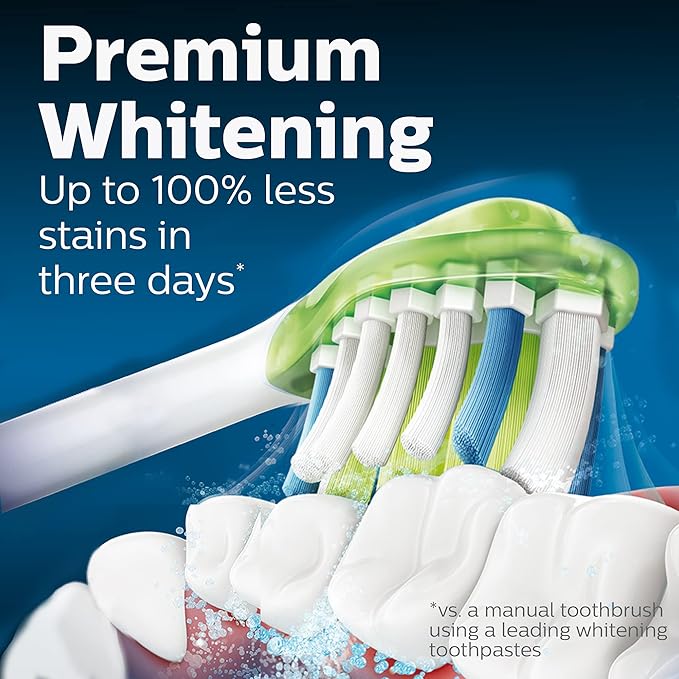 Philips Sonicare C3 Premium Plaque Defense Bürstenköpfe HX9064/65 – 4er Pack Weiß