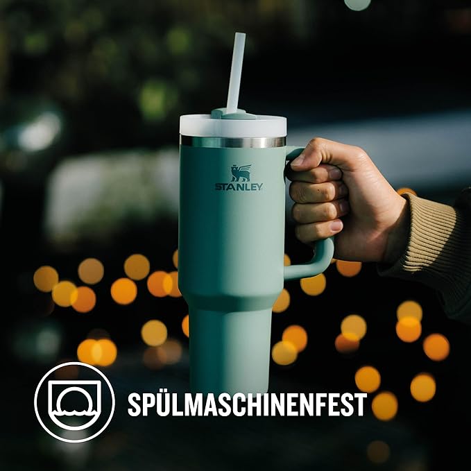 Stanley Quencher H2.0 1.2L Shale – Thermobecher mit Strohhalm, Edelstahl