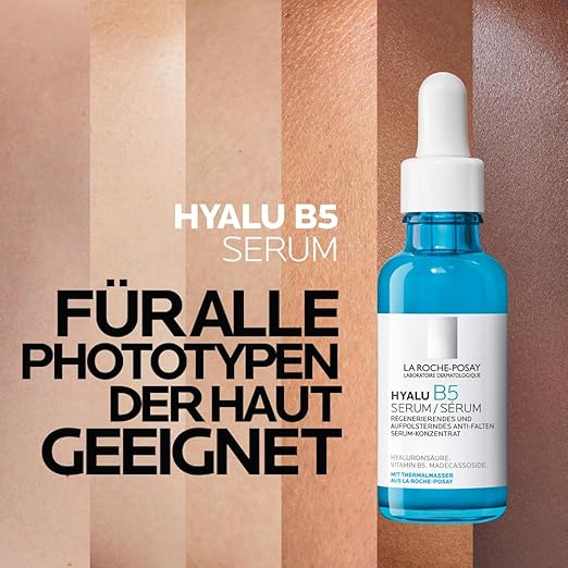 La Roche-Posay Hyalu B5 Serum – Aufpolsterndes Anti-Falten-Serum mit Hyaluron & Vitamin B5, 30 ml