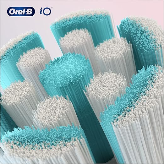 Oral-B iO Gentle Care Aufsteckbürsten – 4 Stück Ersatzbürsten Weiß