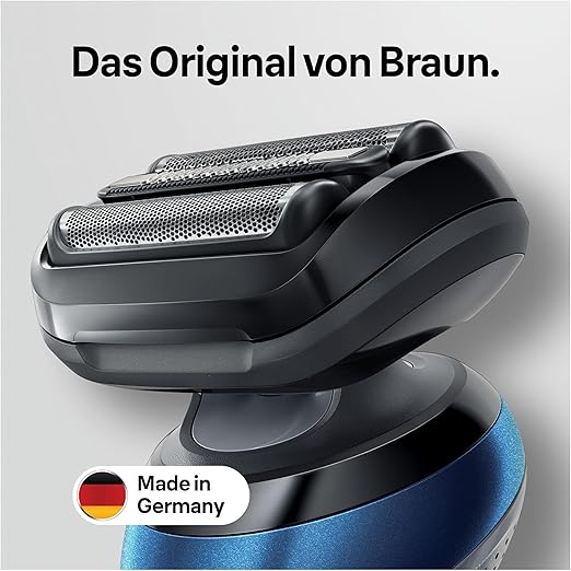 Braun Series 5 Elektrorasierer Scherkopf, Ersatzscherteil vom Hersteller passend für Braun Herren Rasierer Series 5 und 6 (Modelle ab 2020), 53B, schwarz, 1er Pack