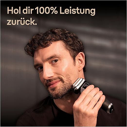 Braun Series 9 Pro Elektrorasierer Scherkopf, Ersatzscherteil vom Hersteller passend für Braun Herren Rasierer Series 9 Pro, 94M, chrom, 1er Pack