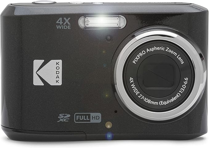 Kodak Pixpro FZ45 – 16.4 MP Digitalkamera Schwarz – Full HD, 4x Zoom, 2.7" Display – NEU & OVP