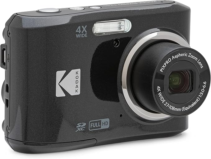 Kodak Pixpro FZ45 – 16.4 MP Digitalkamera Schwarz – Full HD, 4x Zoom, 2.7" Display – NEU & OVP