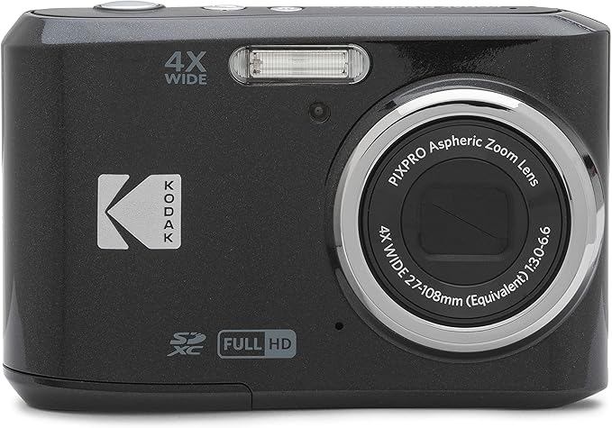 Kodak Pixpro FZ45 – 16.4 MP Digitalkamera Schwarz – Full HD, 4x Zoom, 2.7" Display – NEU & OVP
