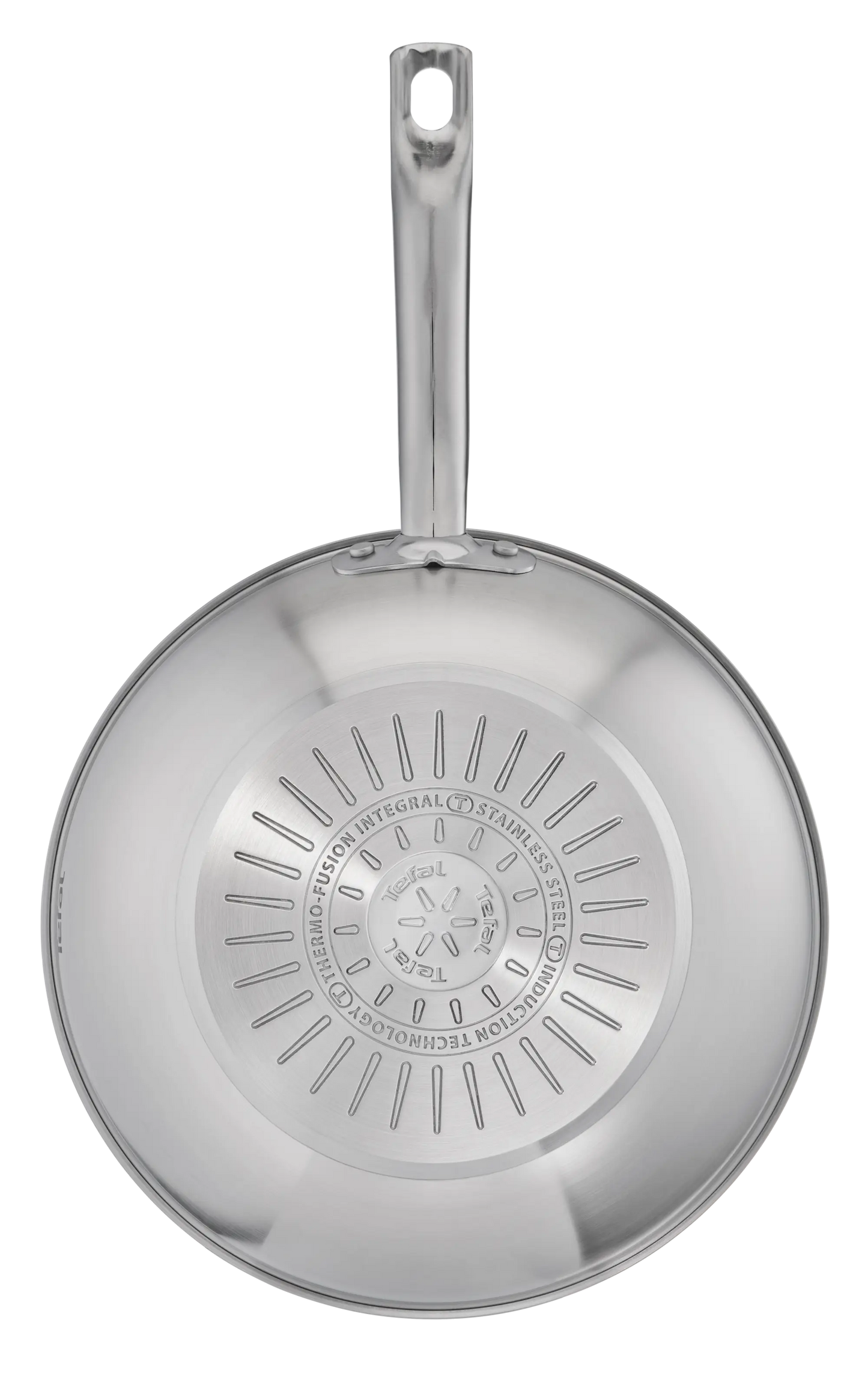 Tefal E49219 Virtuoso Wokpfanne 28 cm – Premium Edelstahl, Induktions- & Backofengeeignet