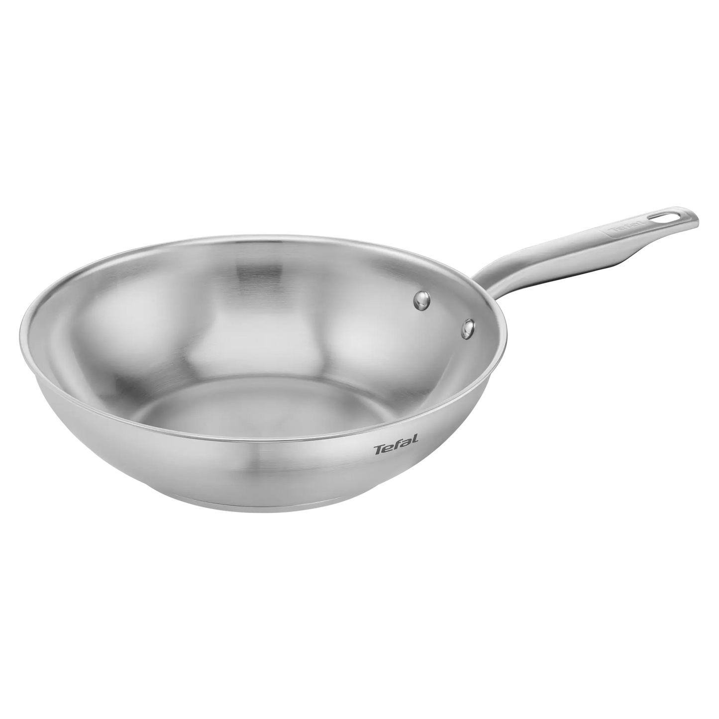 Tefal E49219 Virtuoso Wokpfanne 28 cm – Premium Edelstahl, Induktions- & Backofengeeignet