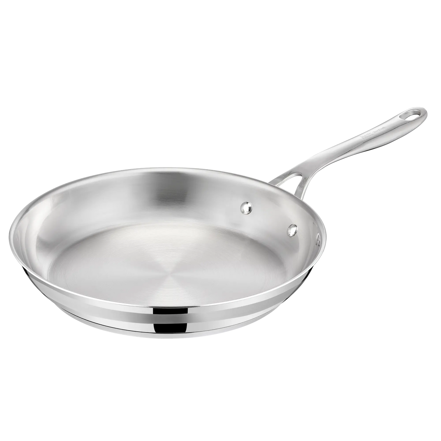 Jamie Oliver by Tefal Cook Smart Bratpfanne 28cm, unbeschichteter Edelstahl, induktionsgeeignet, Thermo-Fusion Boden, recycelbar, Edelstahl, E3110655