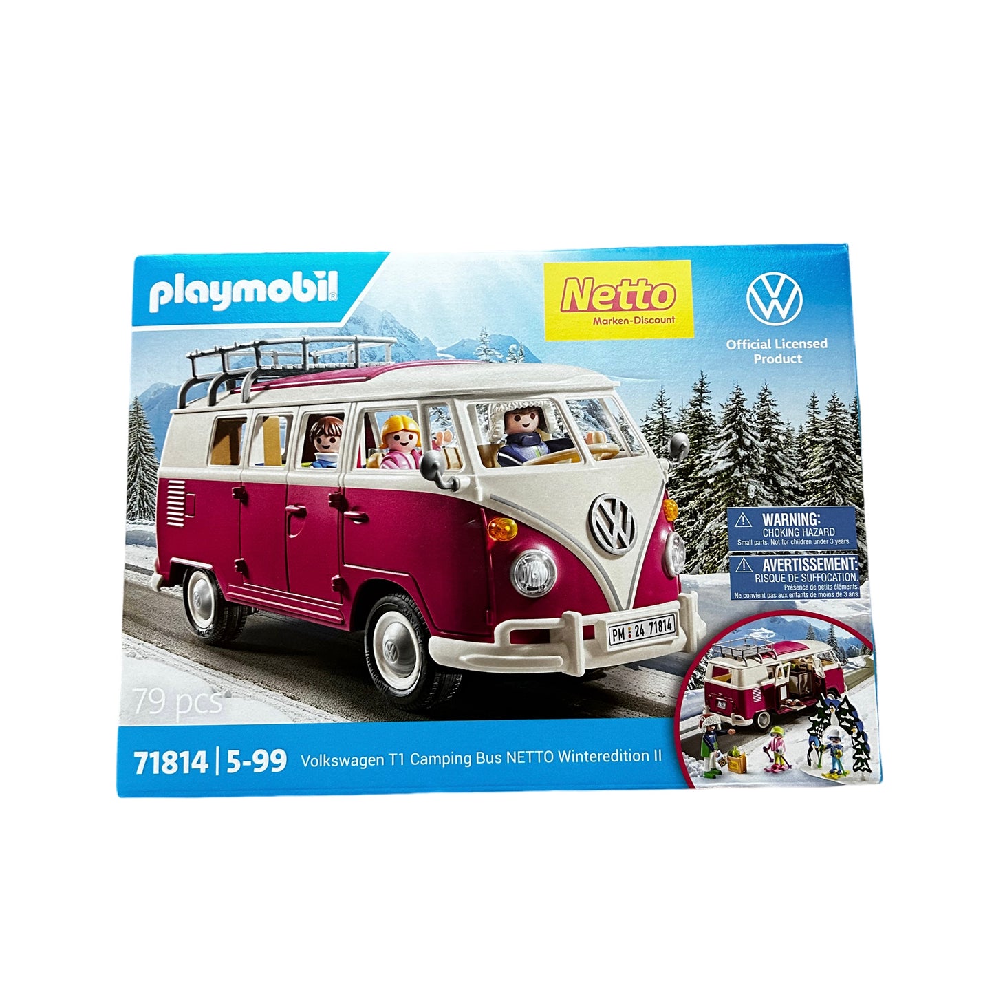 PLAYMOBIL® 71814 - Volkswagen VW T1 Camping Bus - NETTO Winter Edition II - 2024