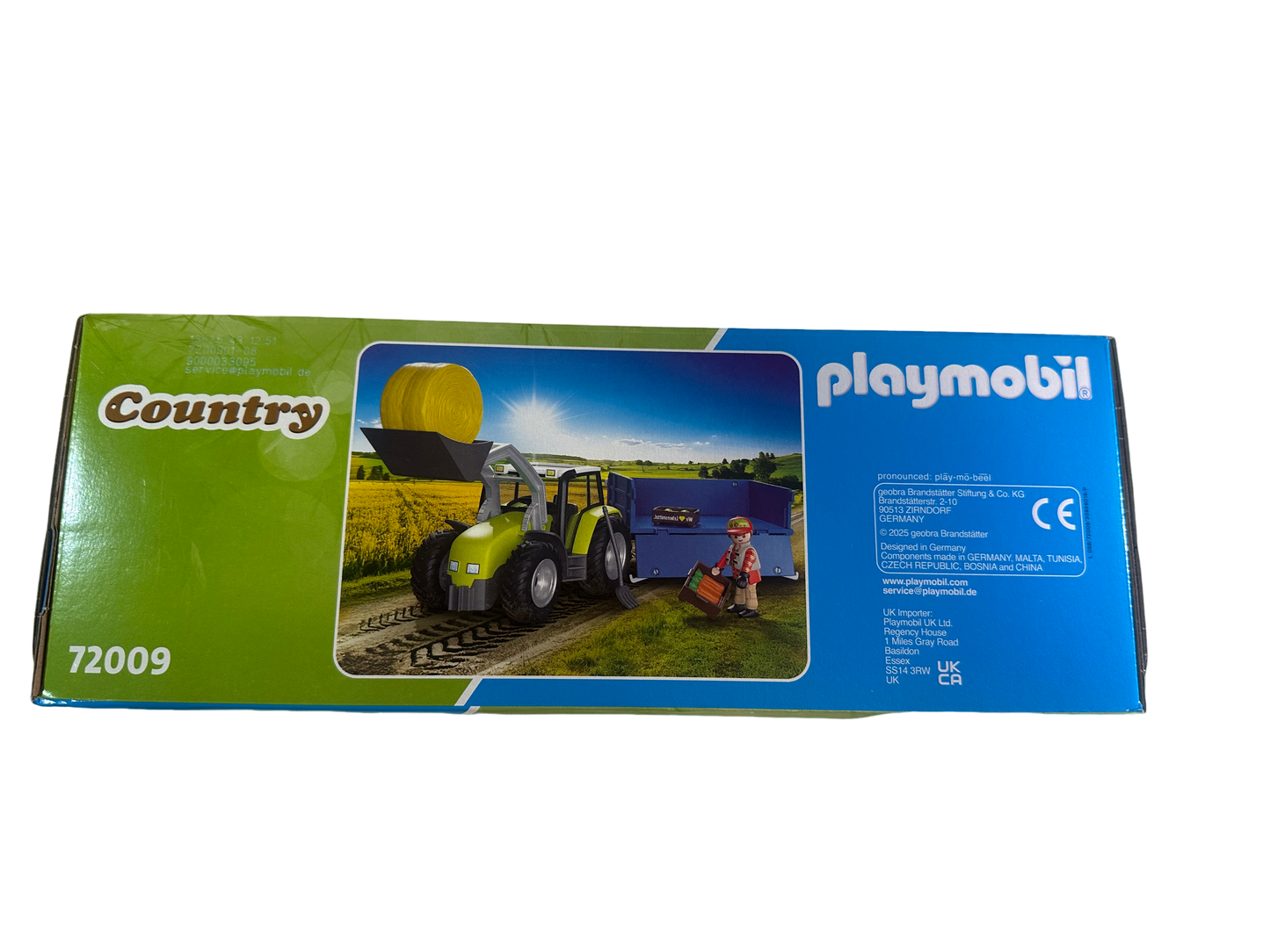 PLAYMOBIL Country 72009 Traktor mit Anhänger & Heuballen – Edeka Exklusiv