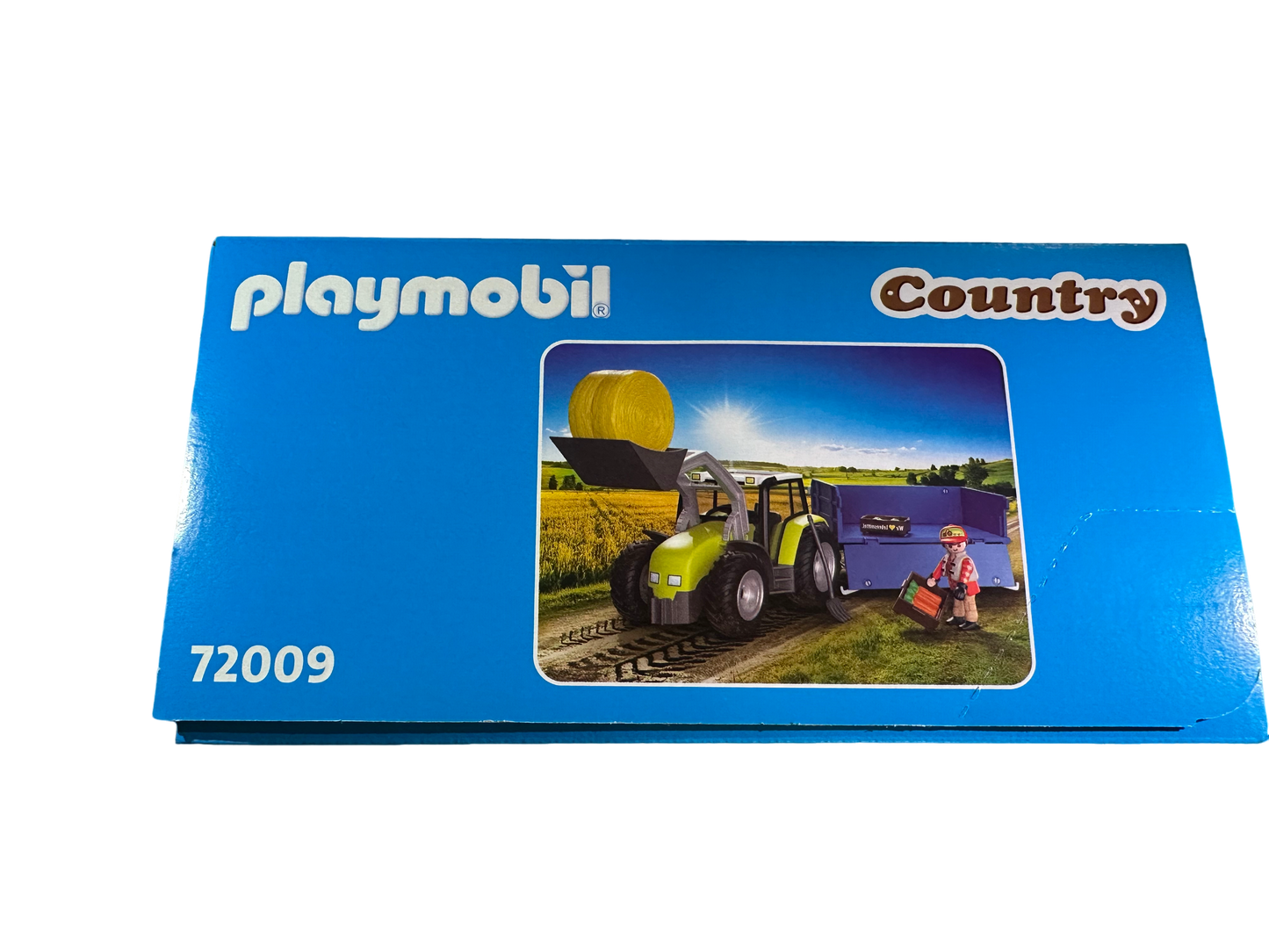 PLAYMOBIL Country 72009 Traktor mit Anhänger & Heuballen – Edeka Exklusiv
