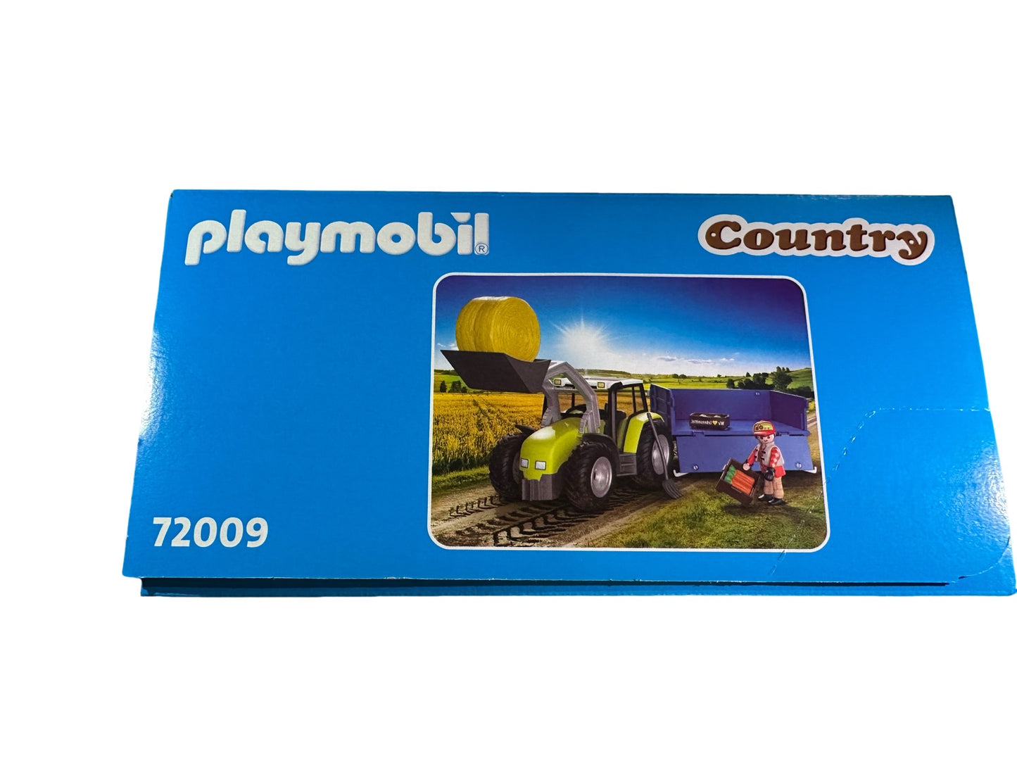 PLAYMOBIL Country 72009 Traktor mit Anhänger & Heuballen – Edeka Exklusiv