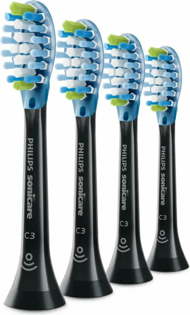 Philips Sonicare C3 Premium Plaque Defence Bürstenköpfe – 4er Pack Schwarz HX9044/33