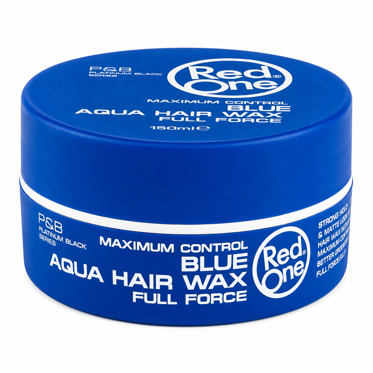 Red One Blue Aqua Hair Gel Wax Full Force 150ml – Haarwachs Aqua Gel Wax für starken Halt, Wet Look, Glanz, kurze Haare, Barber Style, Herren Haarstyling, Friseurbedarf, Männer Styling, Temu & TikTok Shop