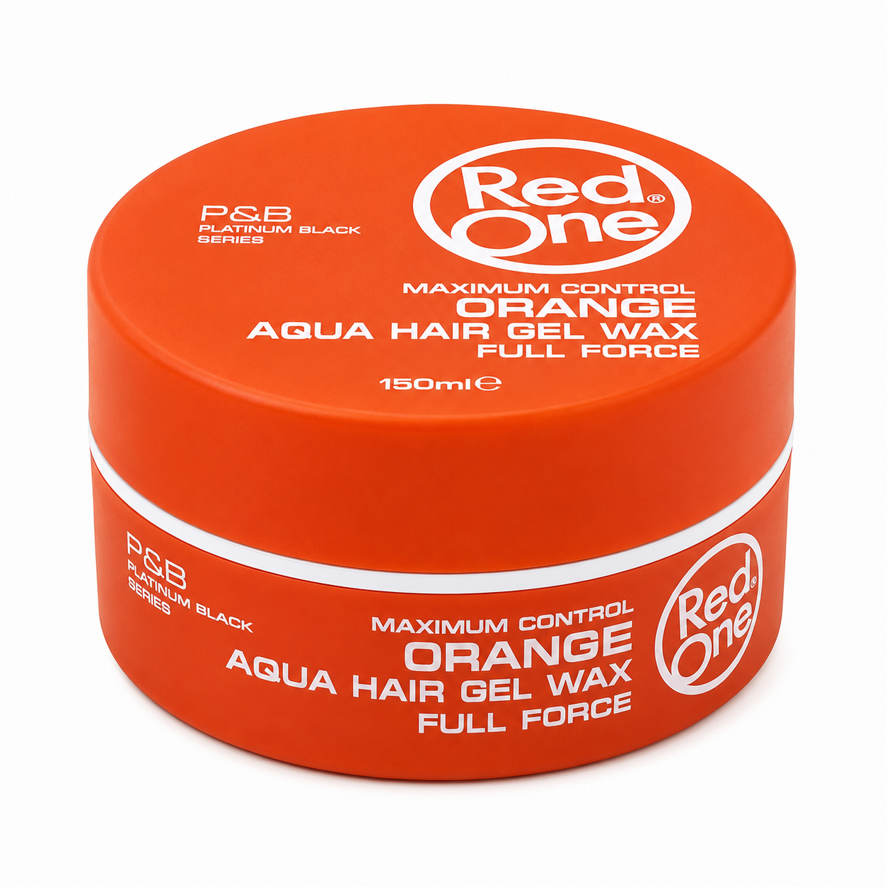 Red One Orange Aqua Hair Gel Wax Full Force 150ml – Haarwachs Aqua Gel Wax für starken Halt, Wet Look, Glanz, kurze Haare, Barber Style, Herren Haarstyling, Friseurbedarf, Männer Styling, Temu & TikTok Shop