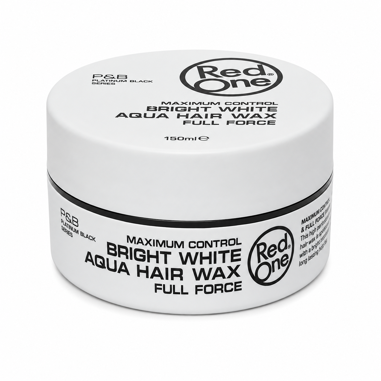 Red One Gel Wax 150ml Hair Gel Wax Vorratspack für starken Halt, Wet Look, Glanz, Barber Style, Herren Frisur, kurze Haare, Friseurbedarf & Alltag
