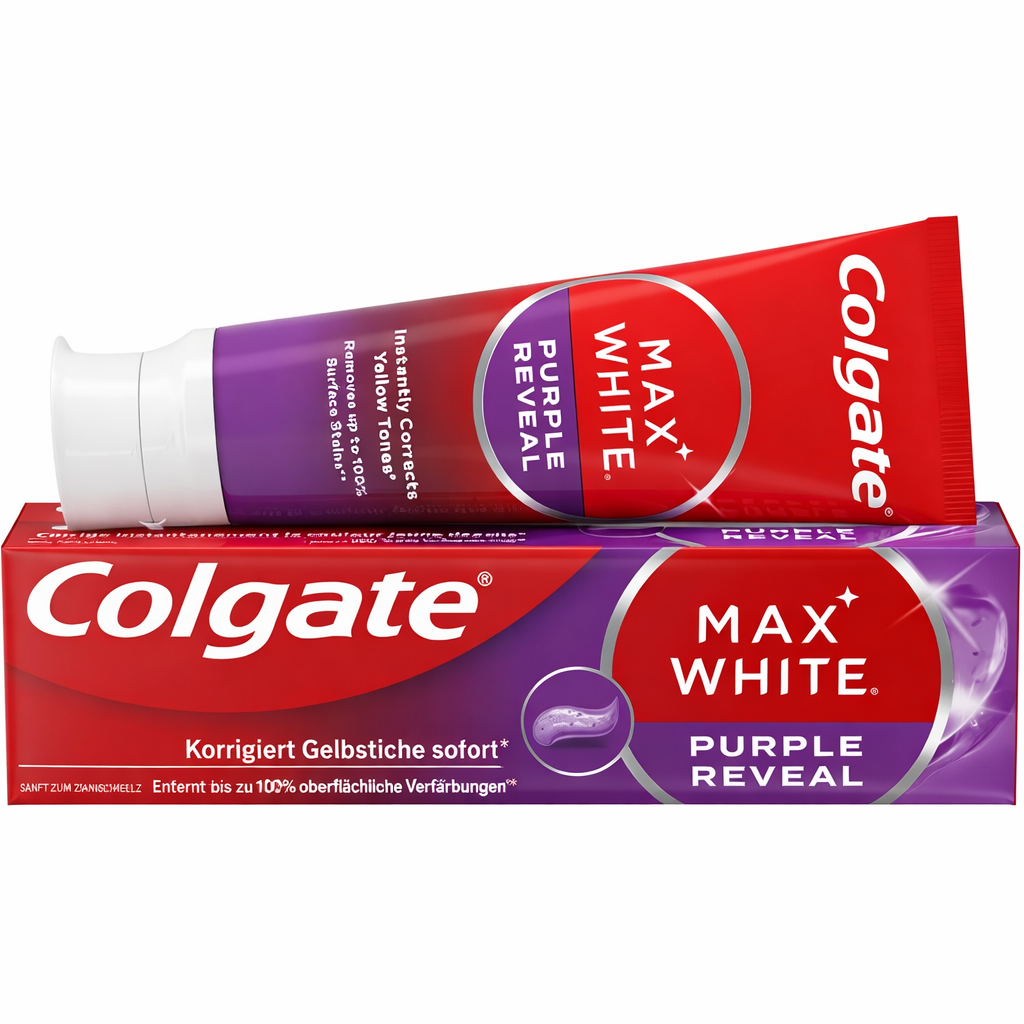 Colgate Max White Purple Reveal Zahnpasta