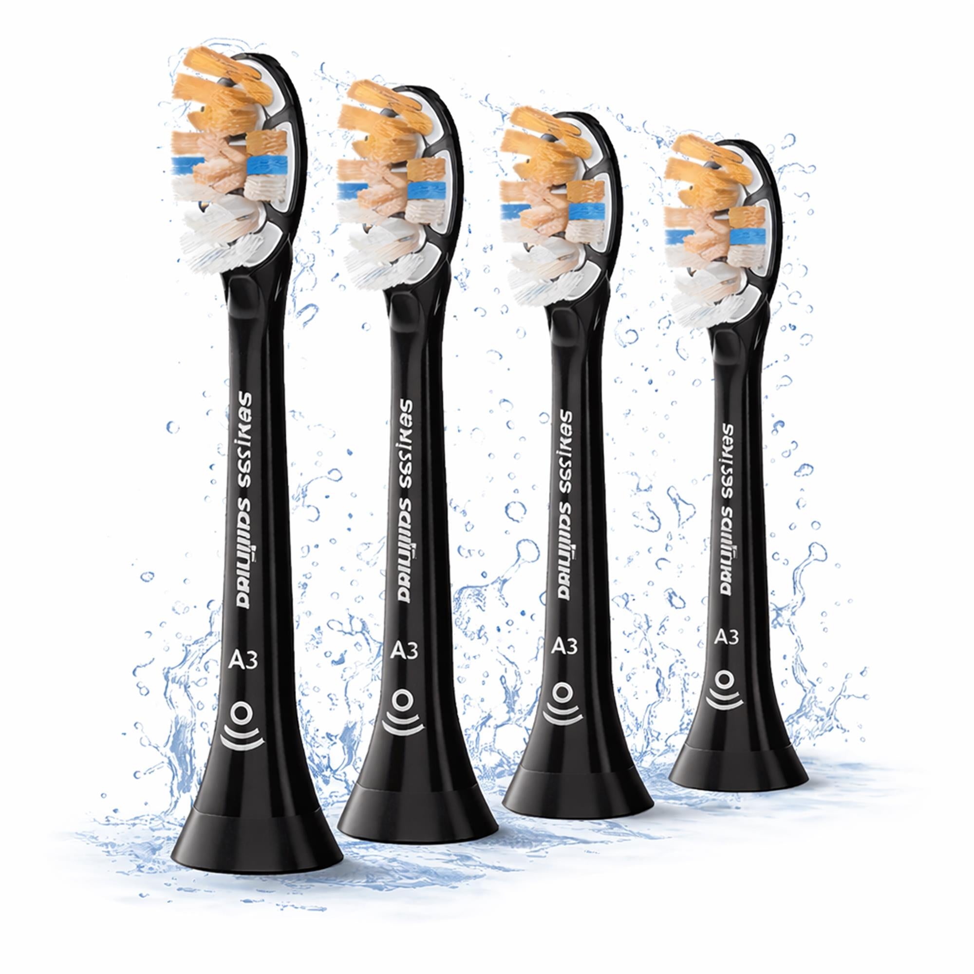 Sonicare A3 Bürstenkopf 4Stk. Schwarz