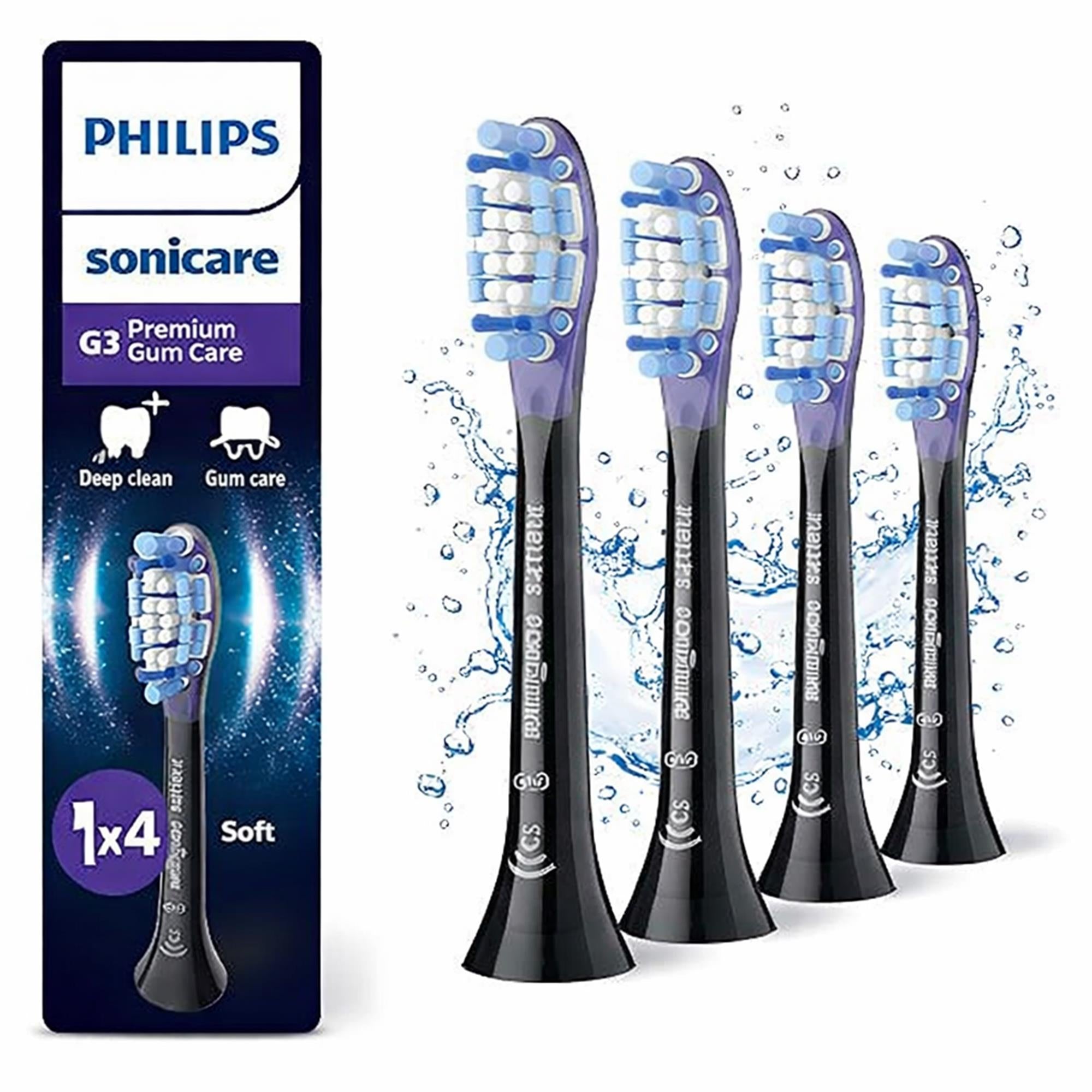 Sonicare G3 Bürstenkopf 4Stk. Schwarz