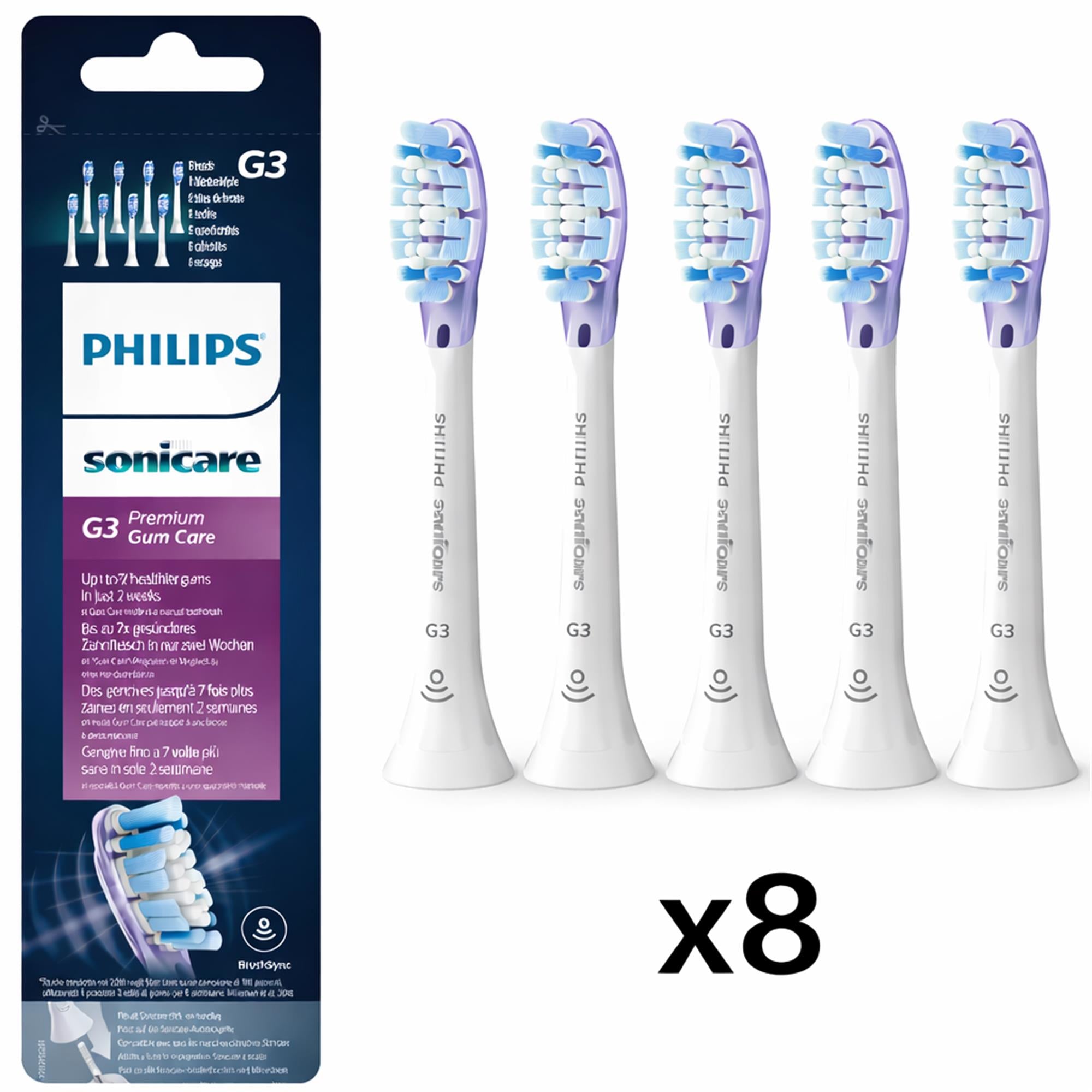 Sonicare G3 Bürstenkopf 8Stk. Weiß