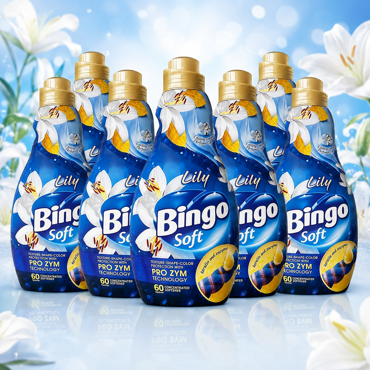 Bingo Soft Weichspüler Lilium 9x 1440 ml