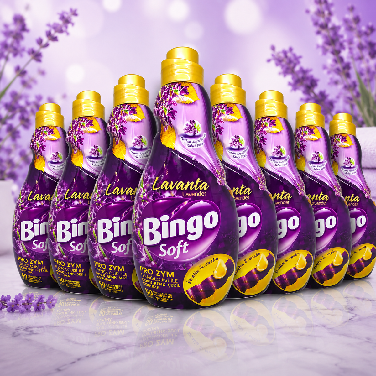 Bingo Soft Weichspüler Lavanta 9x 1440 ml
