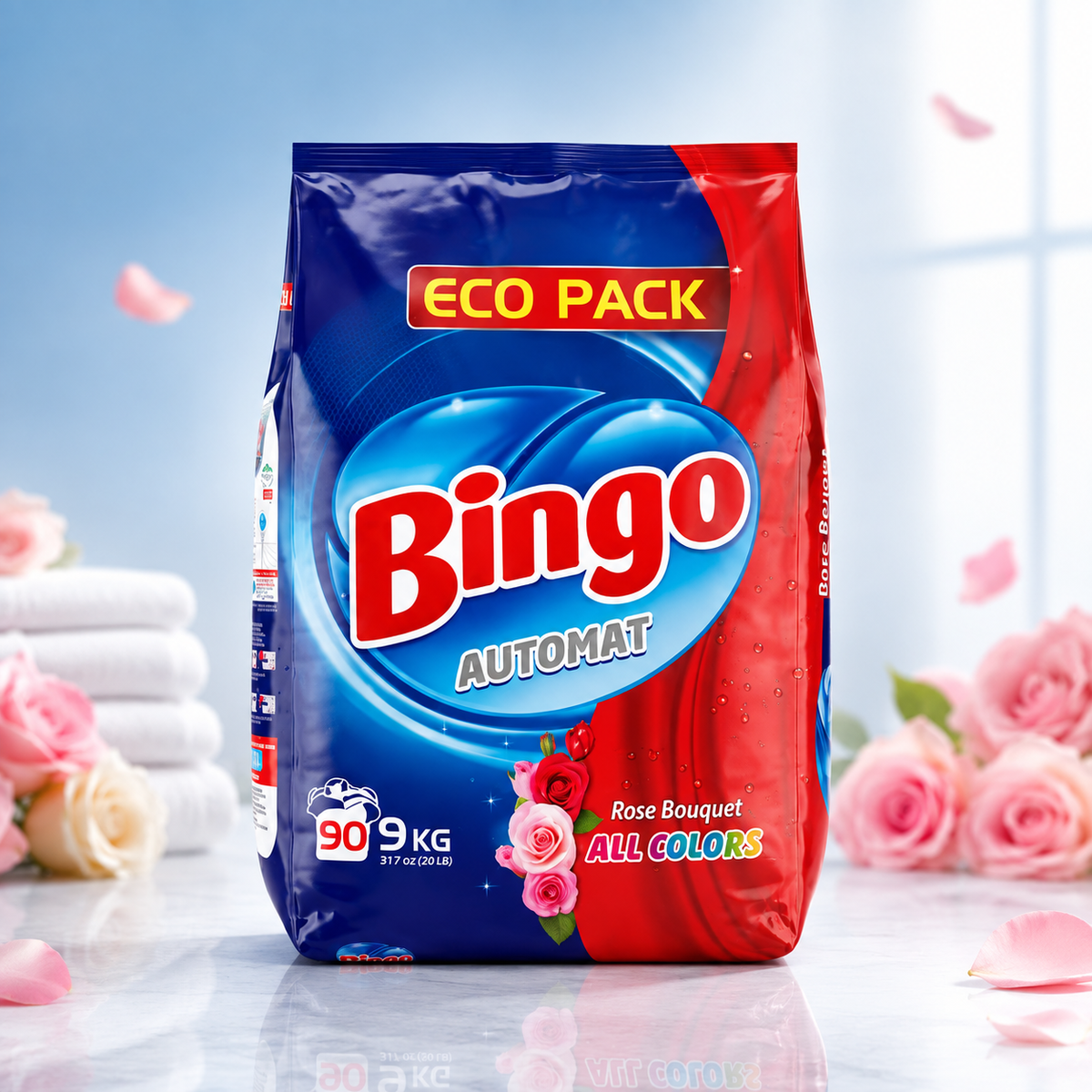 Bingo Automat Waschpulver Rose Bouquet All Colors 9 kg