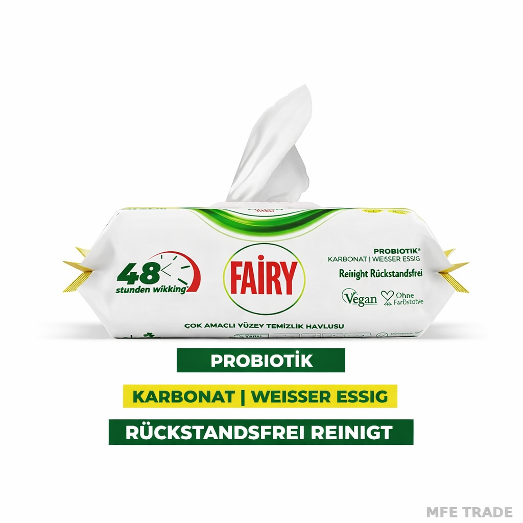 Fairy Oberflächenreinigungstücher Zitrone 3er