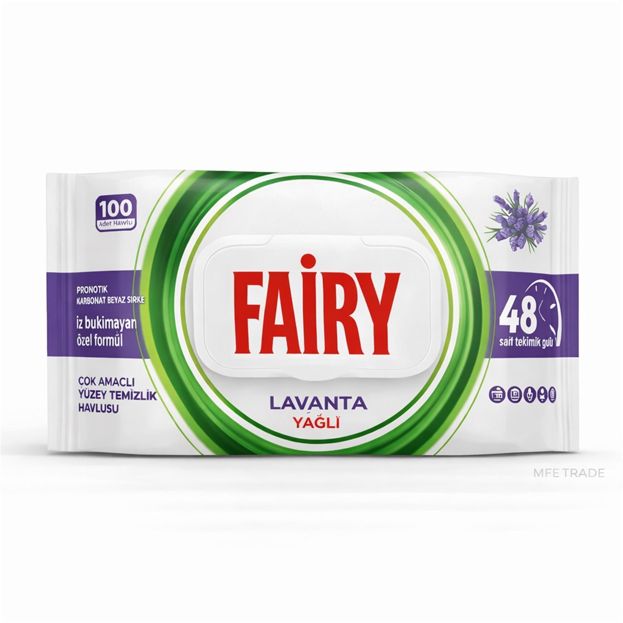 Fairy Oberflächenreinigungstücher Lavendel 12er