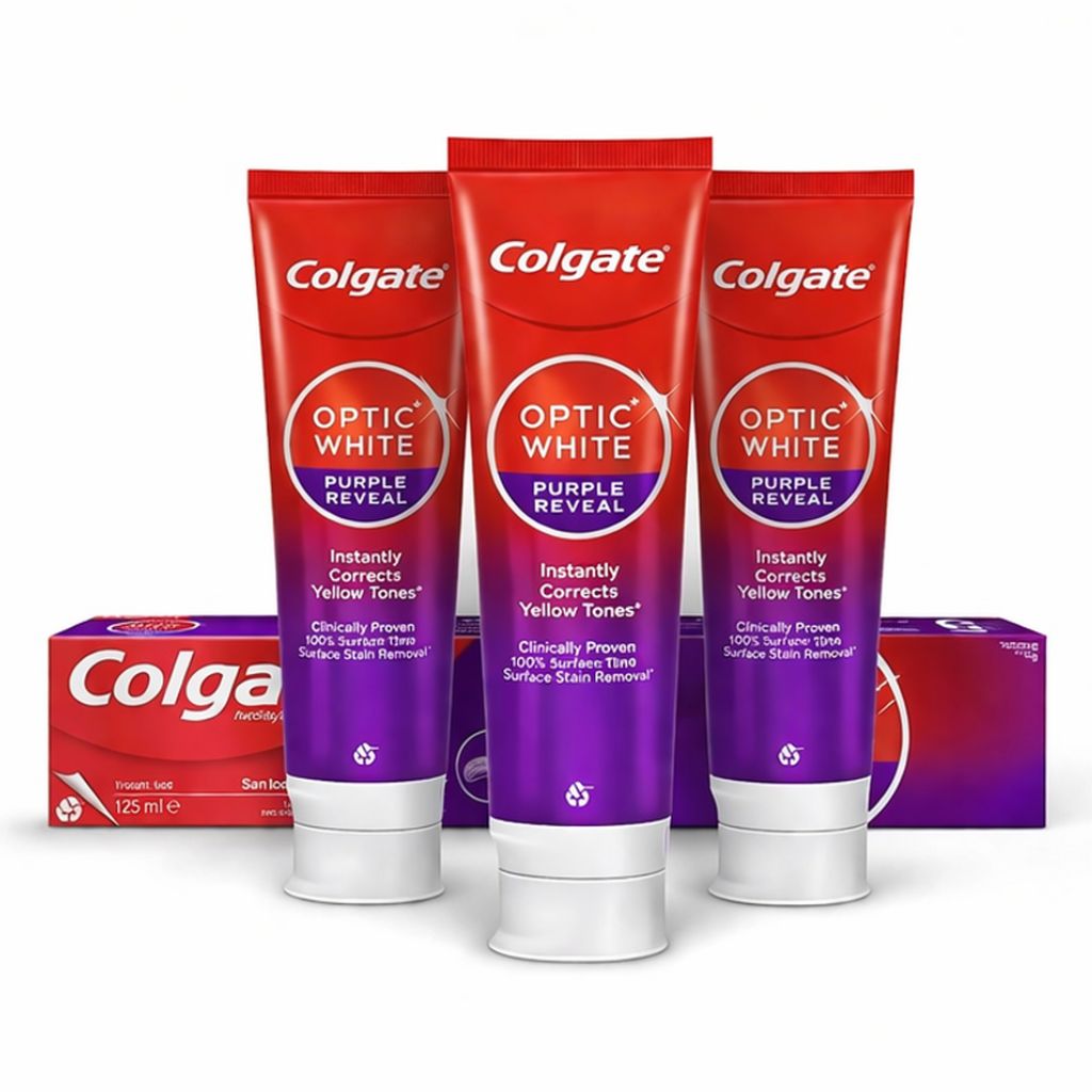 Colgate Max White Purple Reveal Zahnpasta 3 Stück
