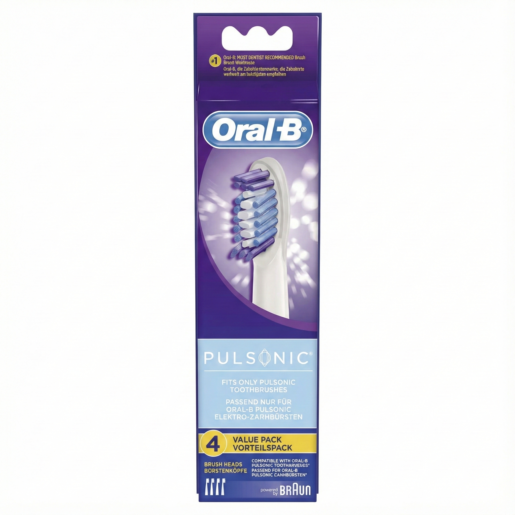 Braun Oral-B Aufsteckbürsten Pulsonic 4er