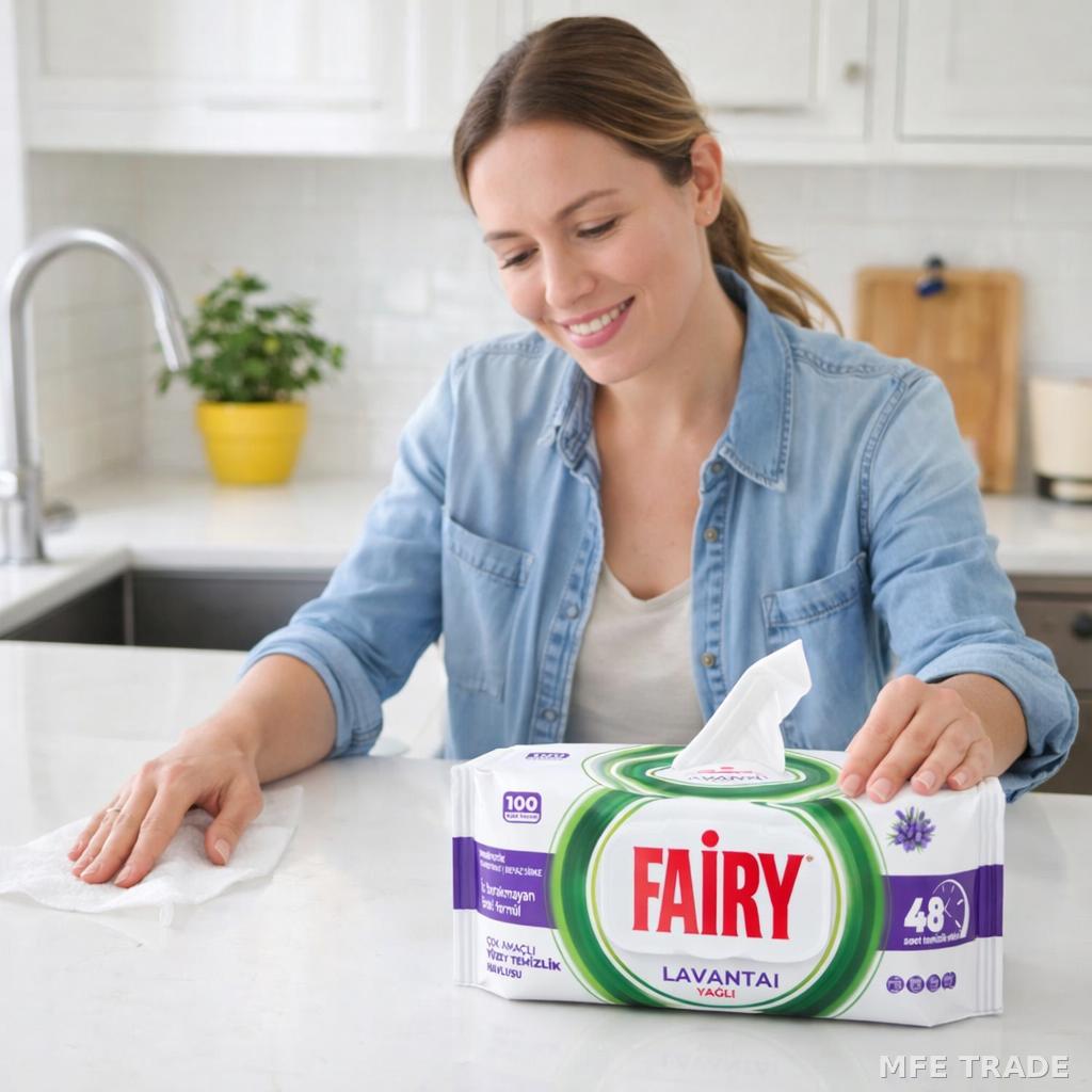 Fairy Oberflächenreinigungstücher Lavendel 12er