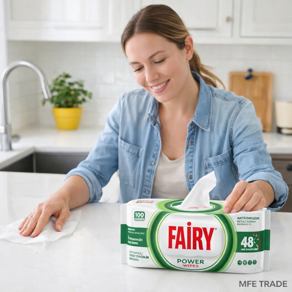 Fairy Oberflächenreinigungstücher Weiße Seife