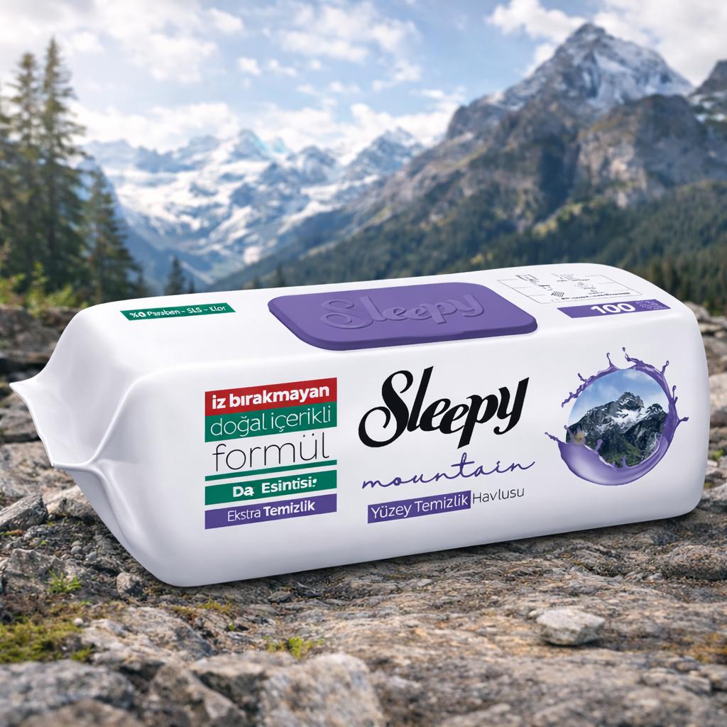 Sleepy Oberflächenreinigungstücher 9x100 MIX-SET