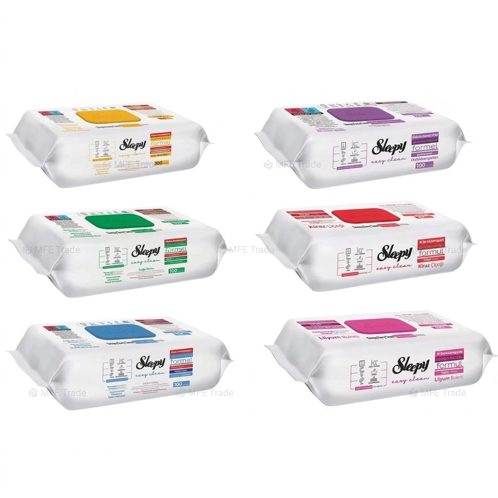 Sleepy Reinigungstücher Mix Set – 6 Farben & Düfte