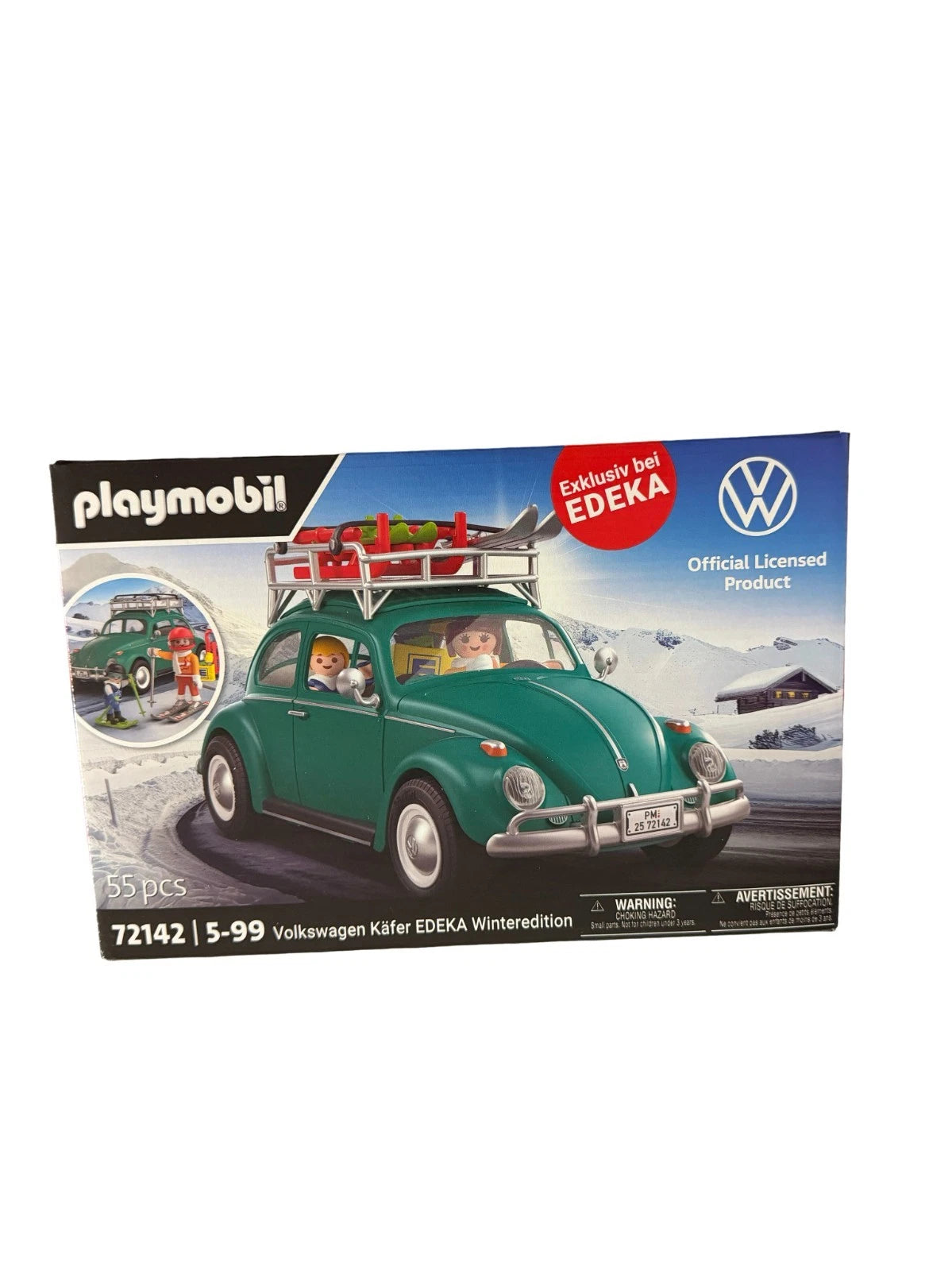 Playmobil VW Käfer EDEKA Winteredition – Spielset (Art.-Nr. 72142)