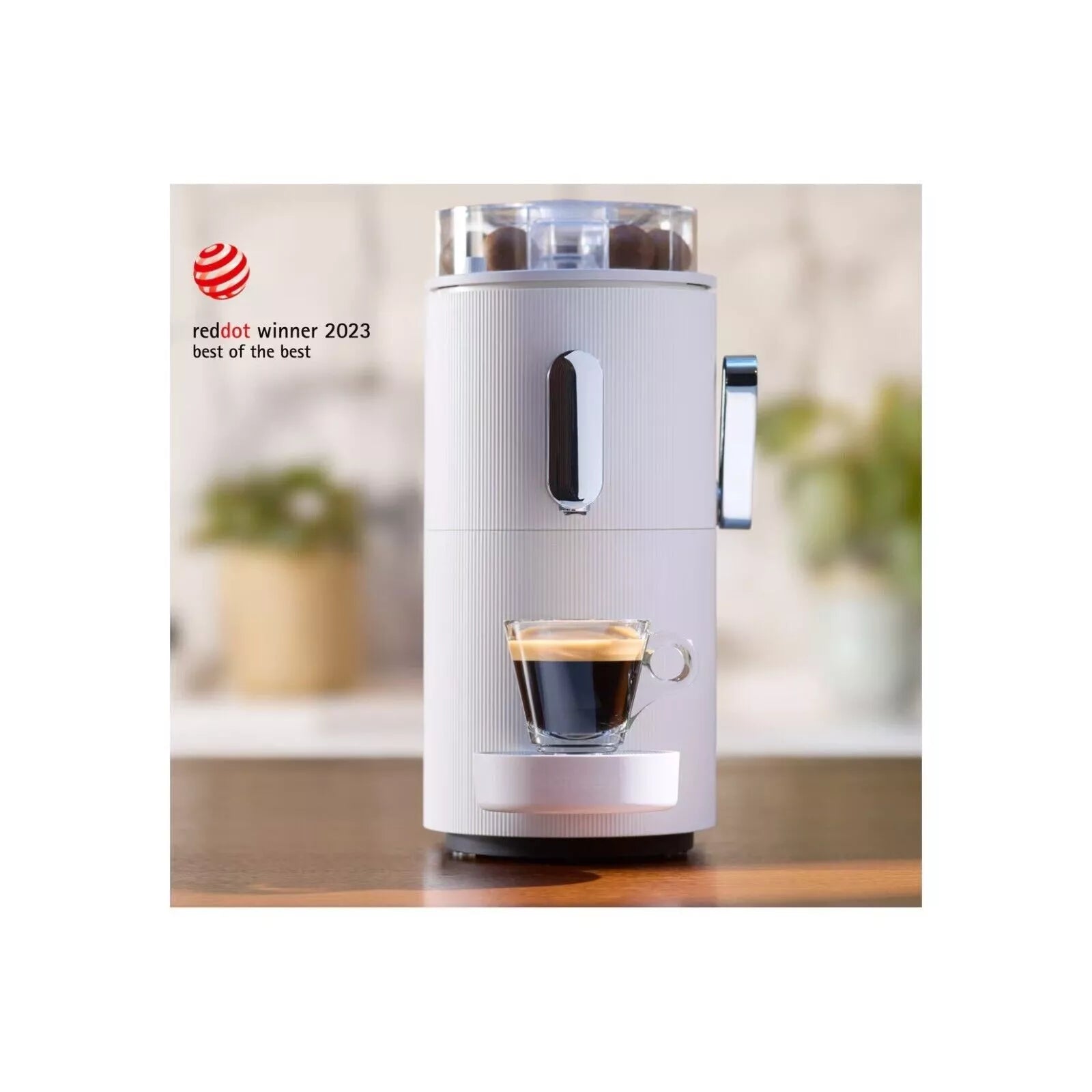 CoffeeB Kaffeemaschine Globe Weiß + 20€ Gutschein