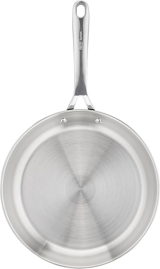Tefal Jamie Oliver Edelstahl | Pfannenset | 24 +28 cm | induktionsgeeignet | NEU