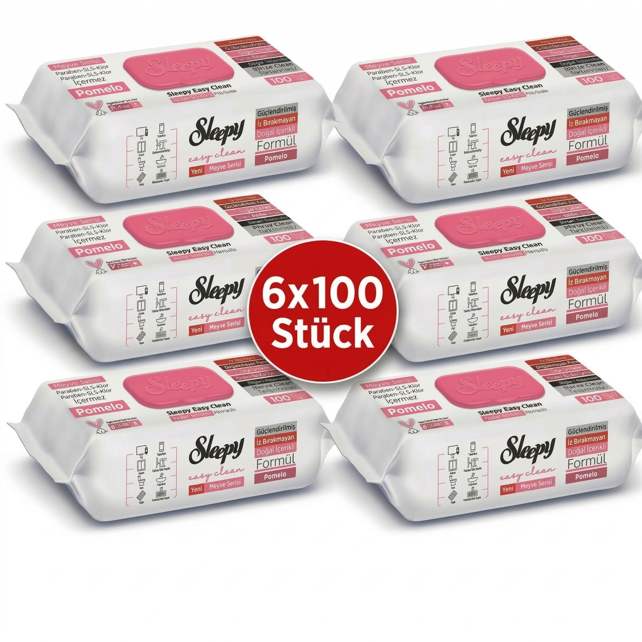 Sleepy Easy Clean Pomelo 6x100