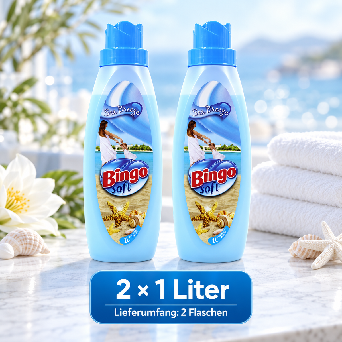 Bingo Soft Weichspüler Breeze 2x 1 L