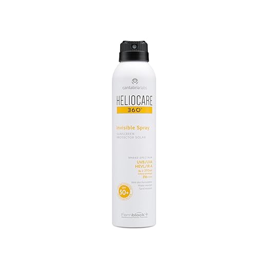 Heliocare 360 Invisible Spray SPF 50 – Unsichtbarer, ultraleichter Rundumschutz, Sonnenspray