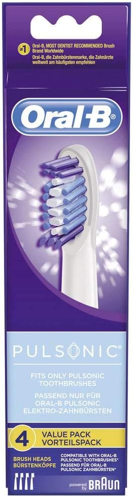 Oral-B Pulsonic Aufsteckbürsten – 4 Stück Ersatzbürsten