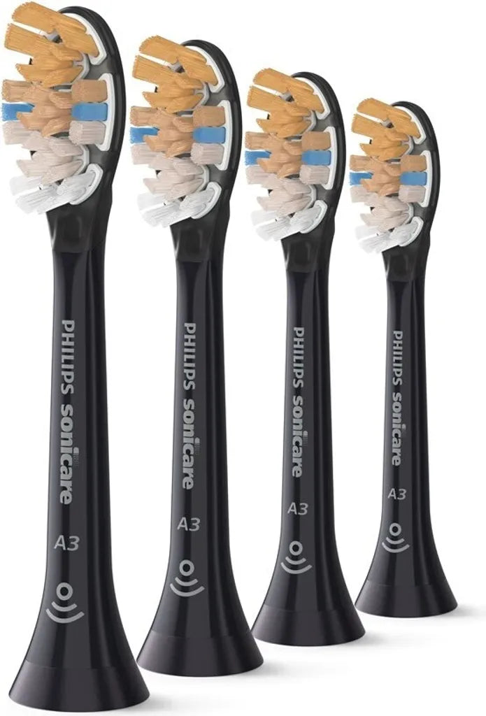 Philips A3 Premium All-in-One Ersatzbürstenköpfe – 4er Pack Schwarz